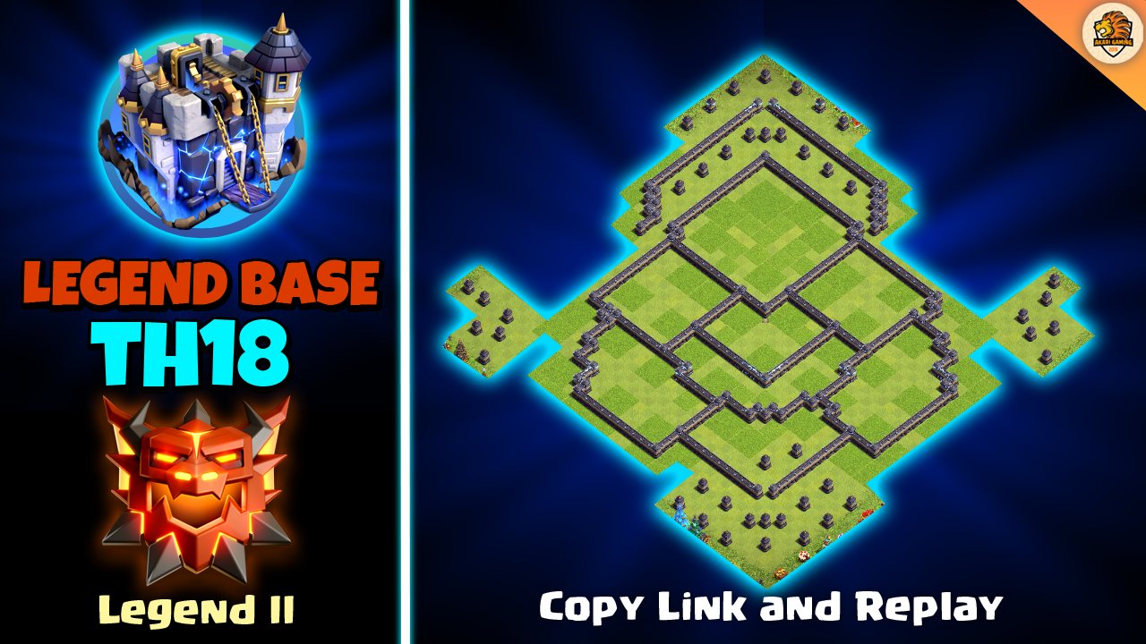 Base TH18 Thủ 1 Sao Cực Hiệu Quả Rank Huyền Thoại 2 Tháng 7 Clash of clans