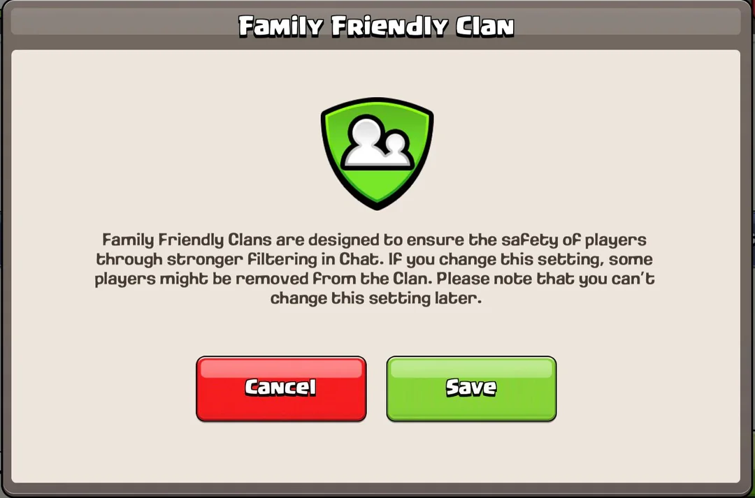 Hướng Dẫn Bật Chế Độ Hội Phù Hợp Với Trẻ Em (Family Friendly Clans)