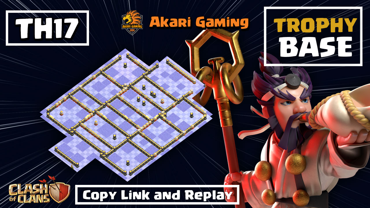 New Base TH17 Thủ Lên Rank 5k8 Huyền Thoại Clash of clans