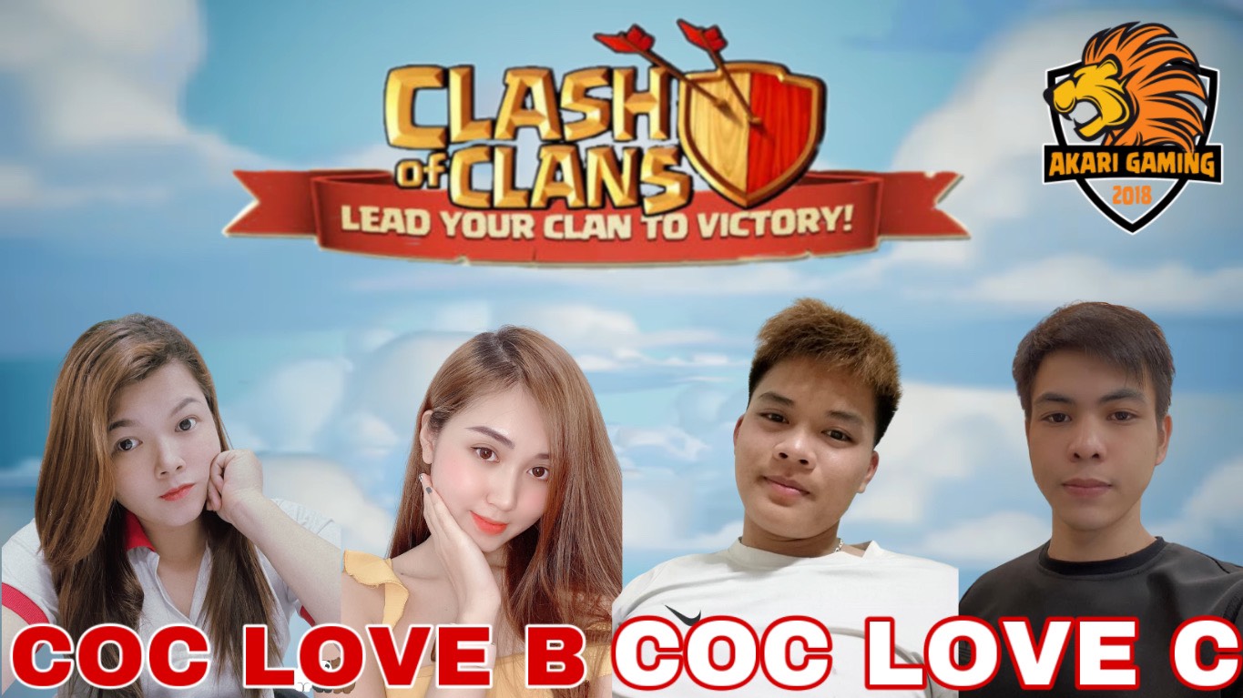 COC LOVE B vs COC LOVE C CHUNG KẾT GIẢI TẤU HÀI COC LOVE LẦN 5 Clash of clans 